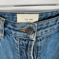 The Row Cut Denim Shorts