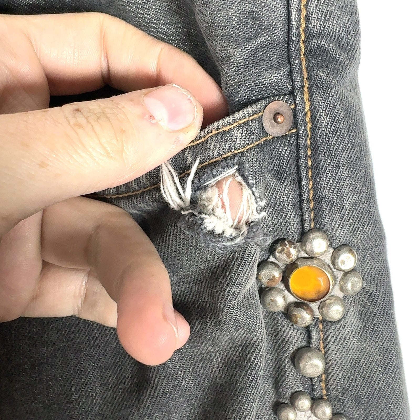 Kapital Monkey Cisco Gemstone Jeans