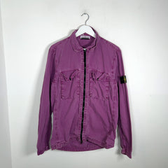 Stone Island Faded 2-Pocket Zip-Up Jacket
