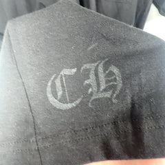 Chrome Hearts Neck Logo Black T-Shirt