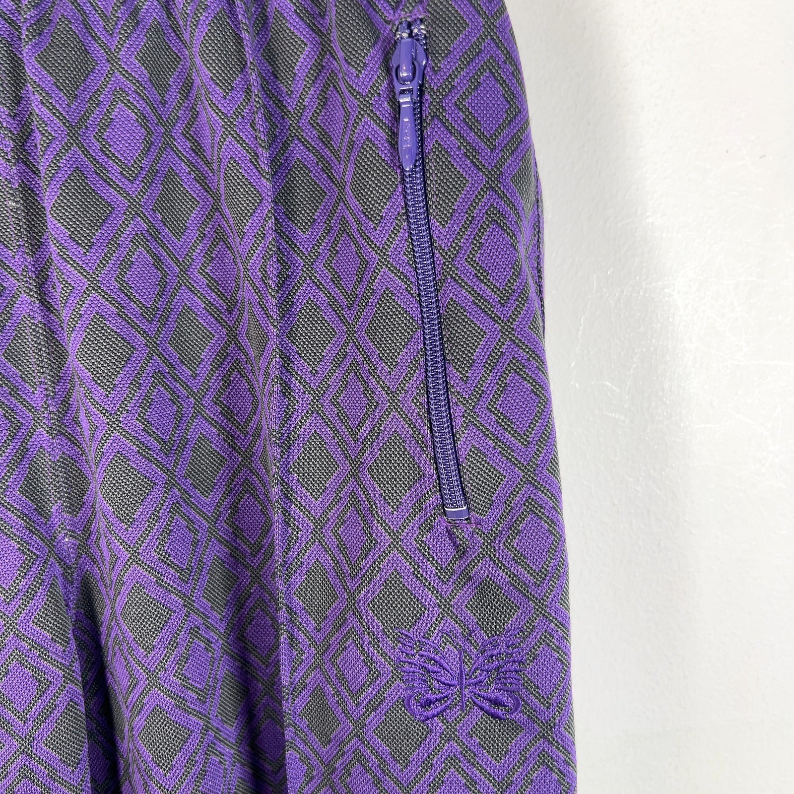 Needles Diamond Chevron Pattern Narrow Pants