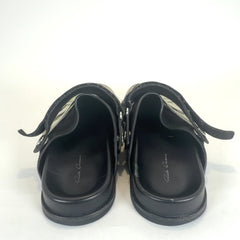 Rick Owens Megalace Cracked Leather Mule