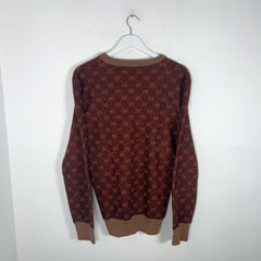 Gucci All Over Supreme Print Sweater