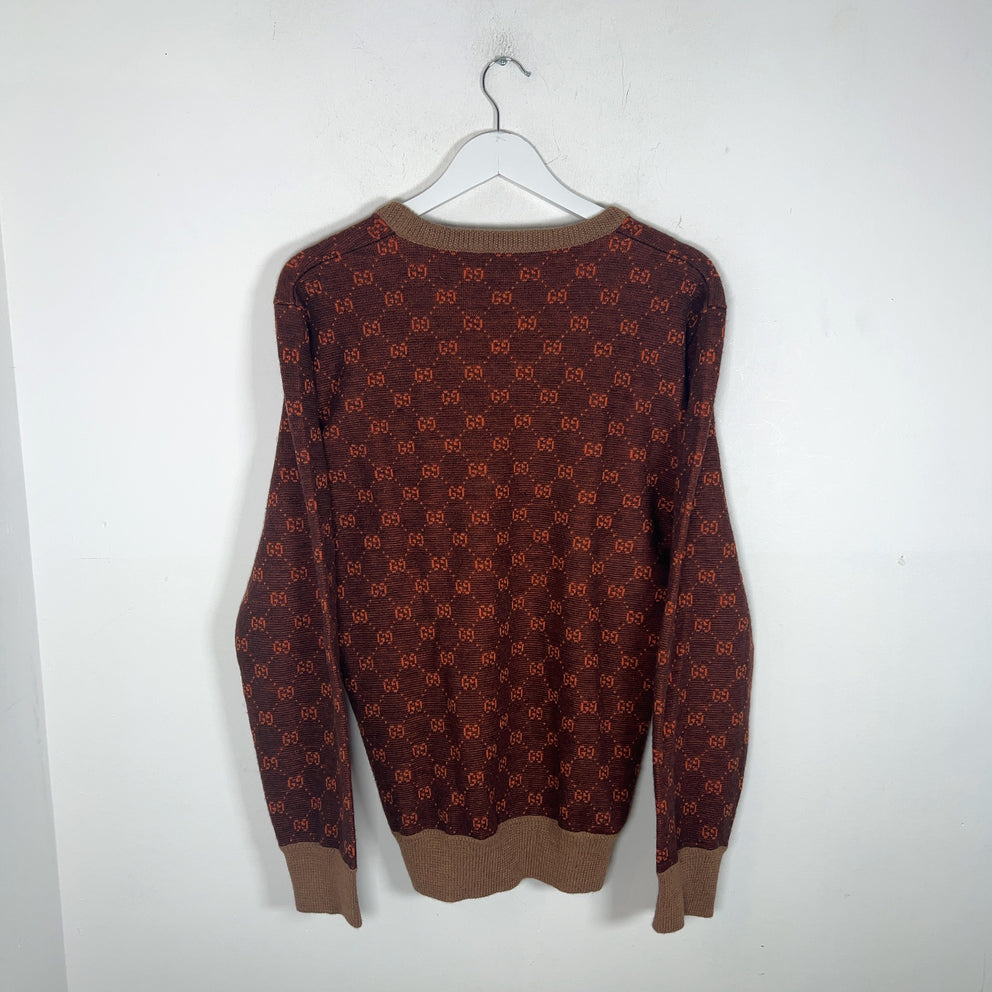 Gucci All Over Supreme Print Sweater