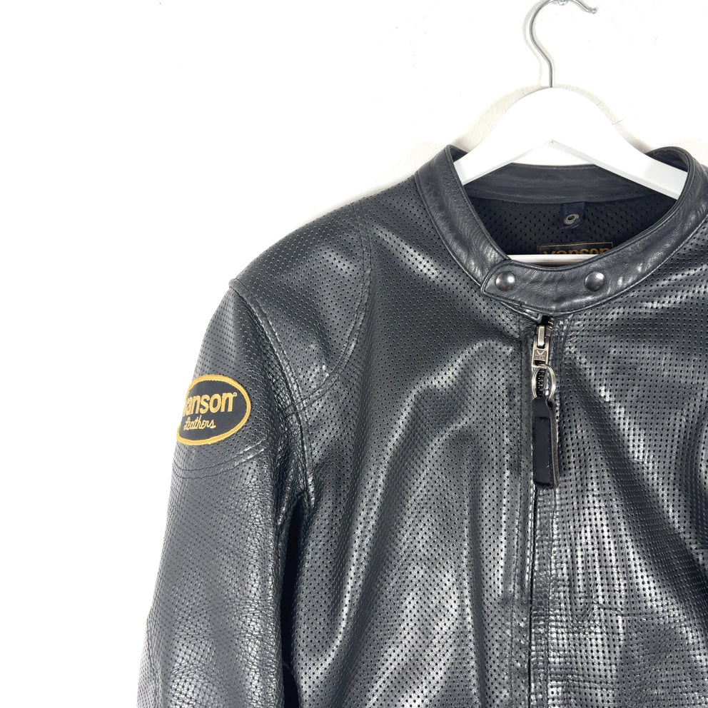 Vanson Cobra Perforated Leather Jacket