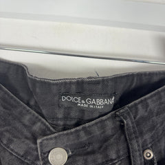 Dolce Gabbana Distressed Patch Jeans