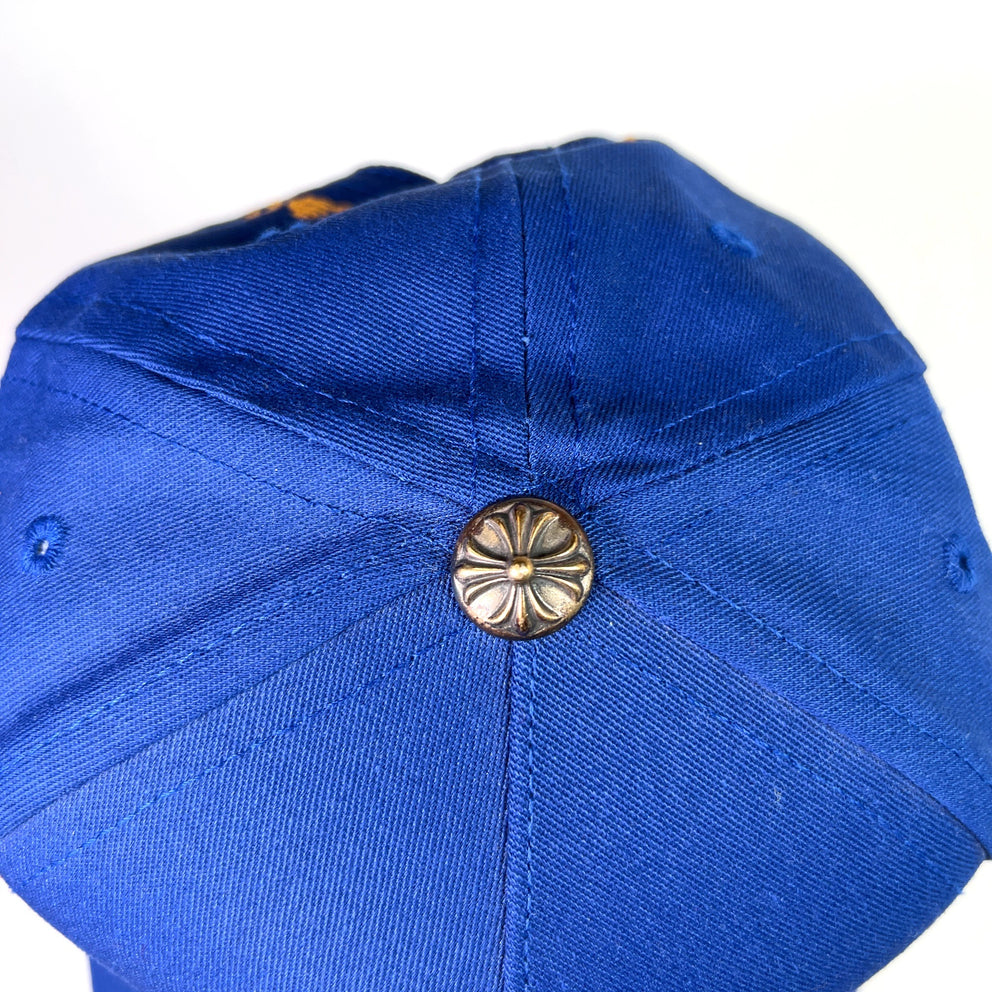 Chrome Hearts Blue/Gold CH Baseball Hat