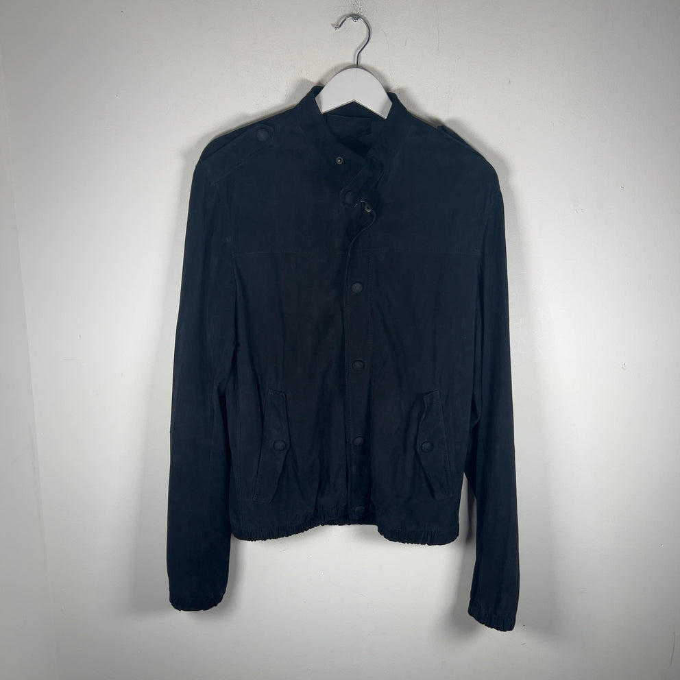 Prada FW08 Suede Zip Up Jacket