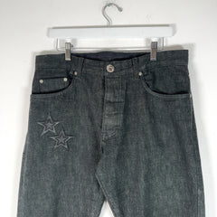 Chrome Hearts Star Patch Raw Denim Jeans