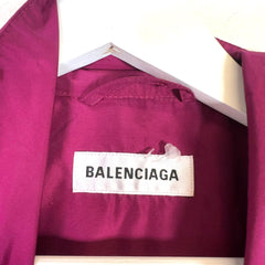 Balenciaga 2019 Logo Nylon Windbreaker Jacket