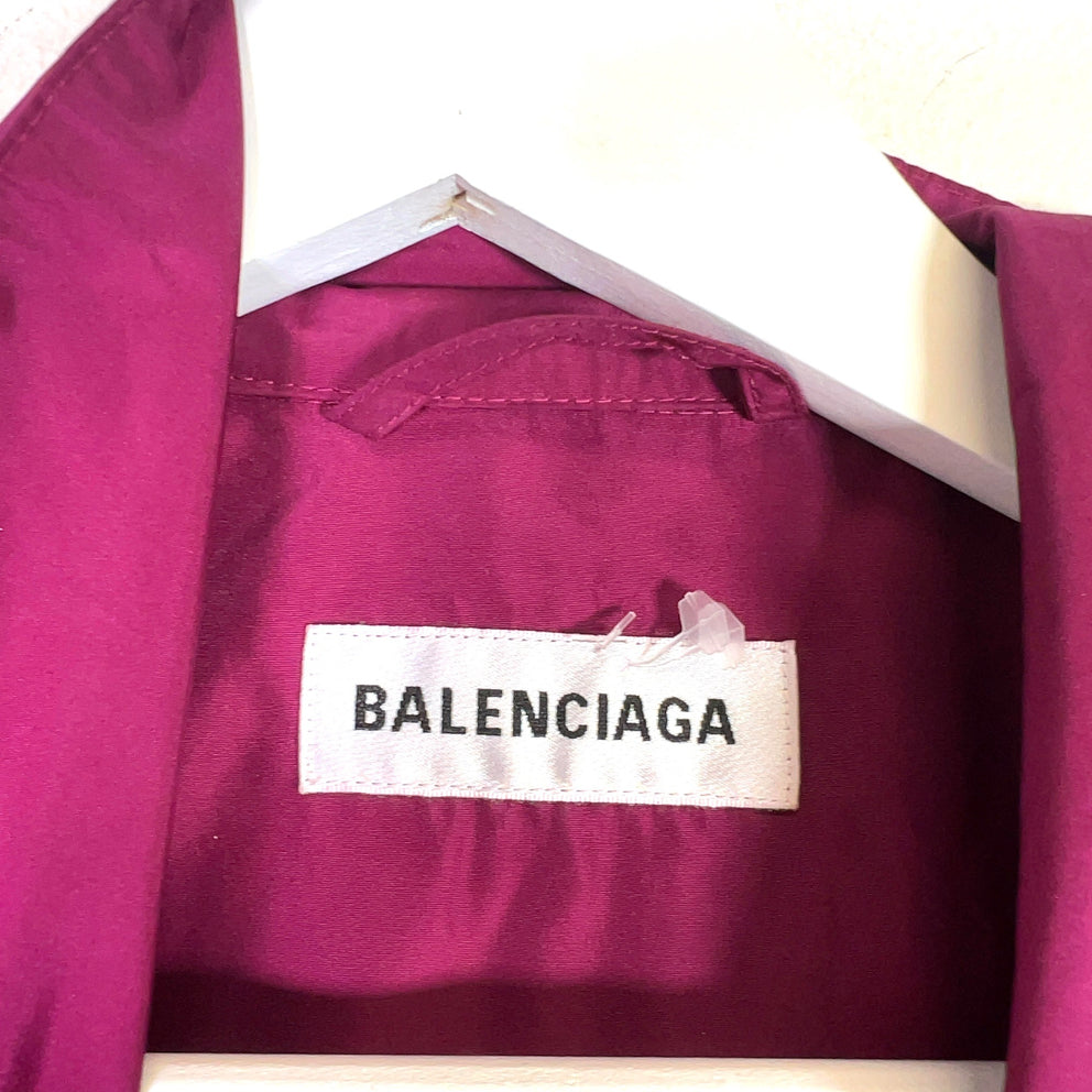 Balenciaga 2019 Logo Nylon Windbreaker Jacket