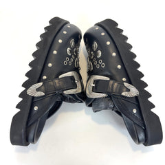 Toga Virilis Leather Studded Mules