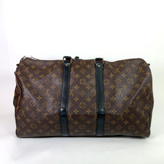 Louis Vuitton Monogram Macassar Keepall Bandouliere 45