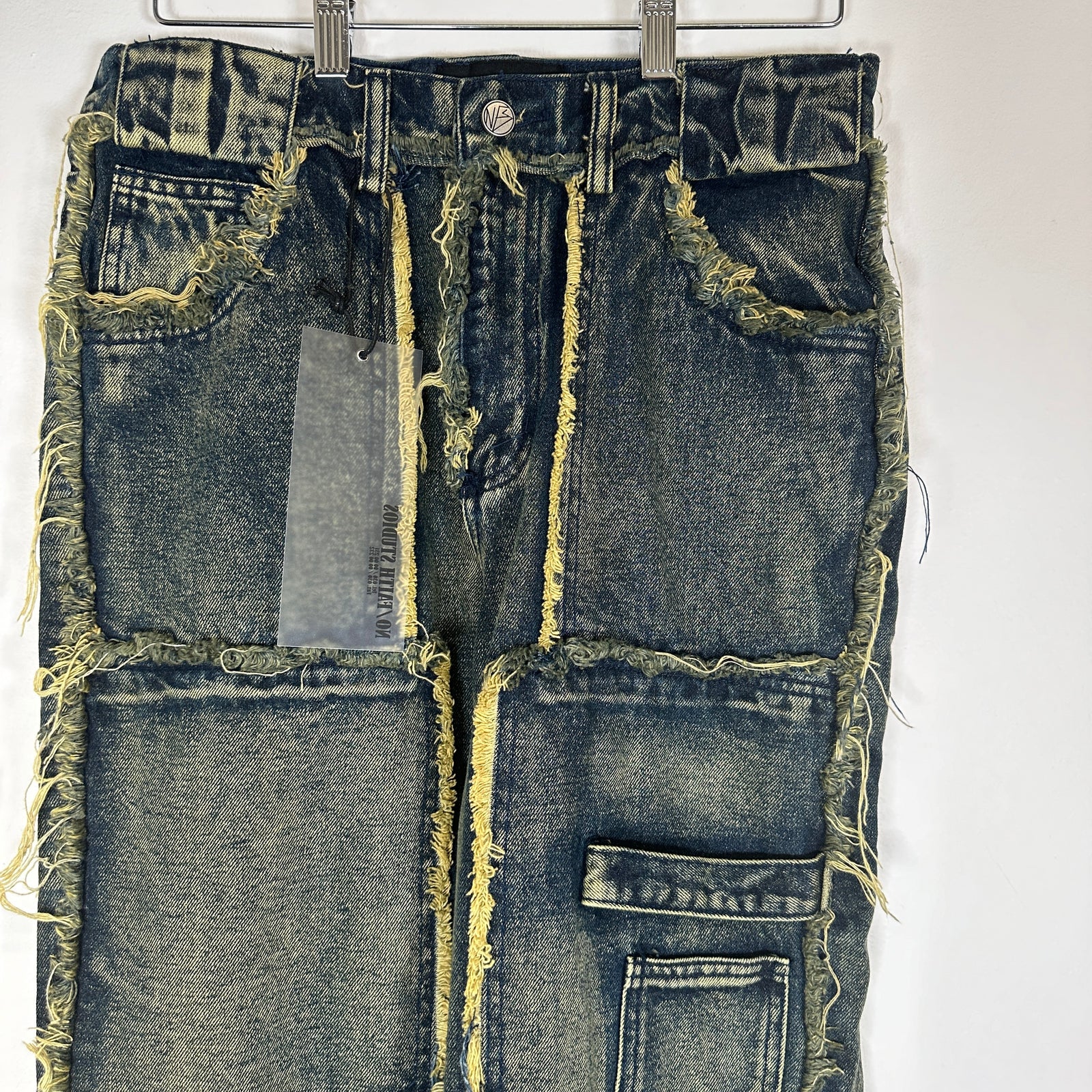No Faith Distressed Jeans Size 30
