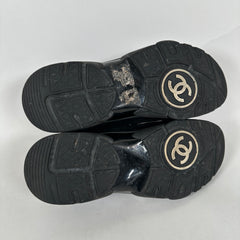 Chanel Tennis Trainer All Black Size 42