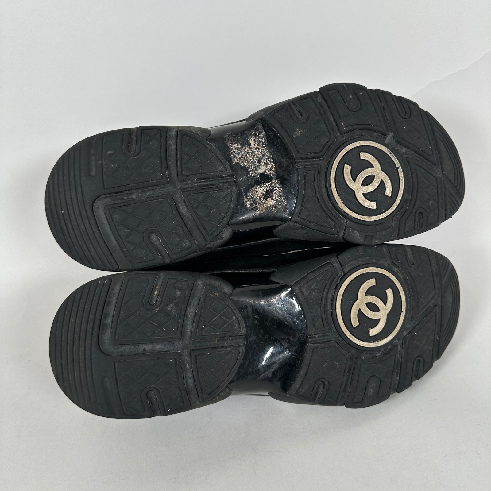 Chanel Tennis Trainer All Black Size 42