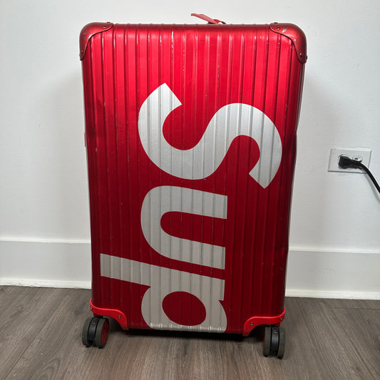 Supreme Rimowa Red Topas 82L Suitcase