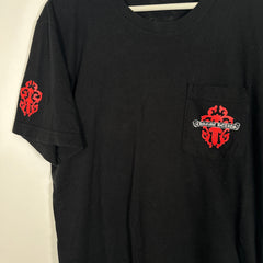 Chrome Hearts T-Shirt Red Dagger Size M