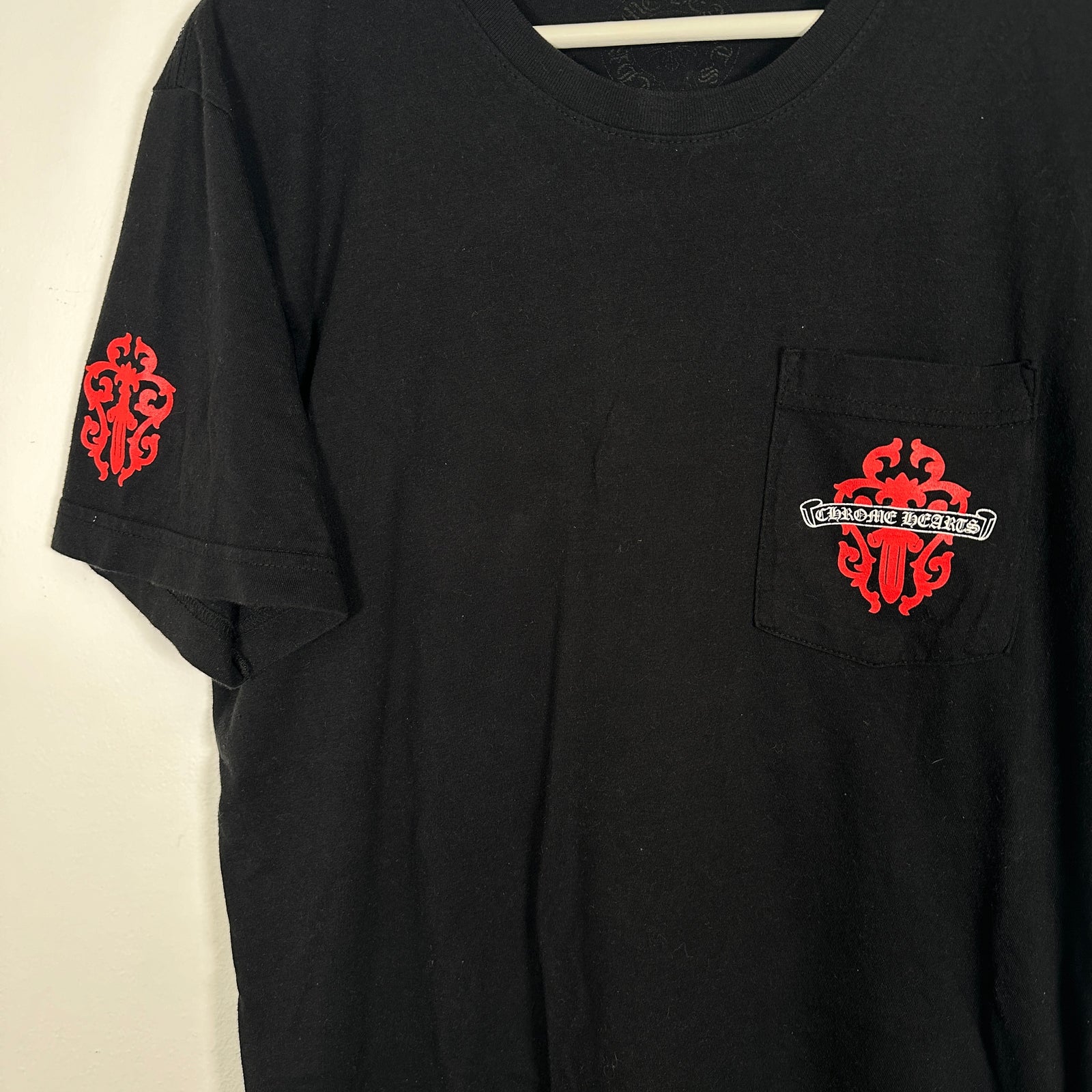 Chrome Hearts T-Shirt Red Dagger Size M