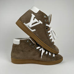 Louis Vuitton SS12 Suede LV Hightops Size 7