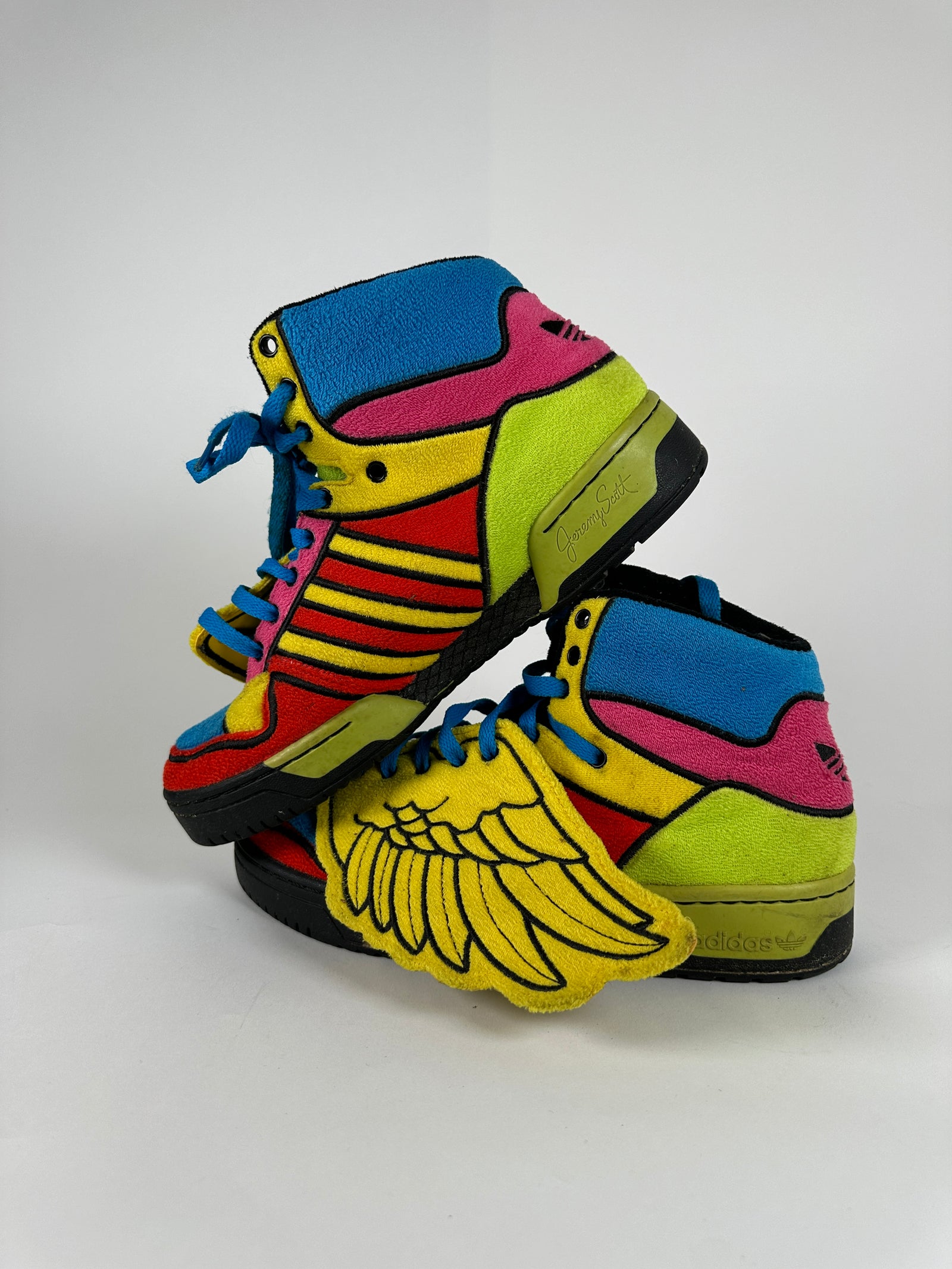 Jeremy Scott Adidas Rainbow Wings Size 8.5