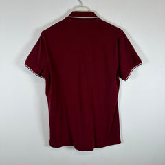 Moncler Maroon Polo Size M