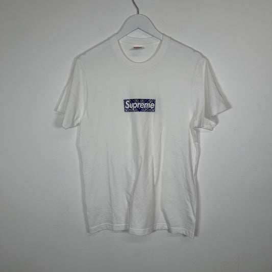 Supreme Blue Paisley Bogo T-Shirt Size S