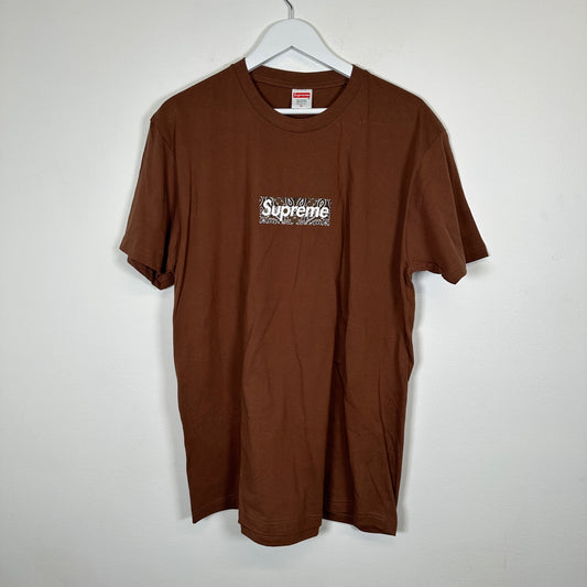 Supreme Brown Paisley Bogo T-Shirt Size XL