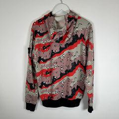 Stone Island Red Desert Camo Hoodie Size M