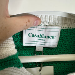 Casablanca Crochet Button Up Size M