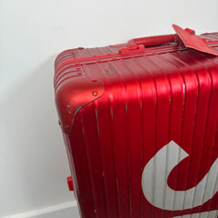 Supreme Rimowa Red Topas 82L Suitcase