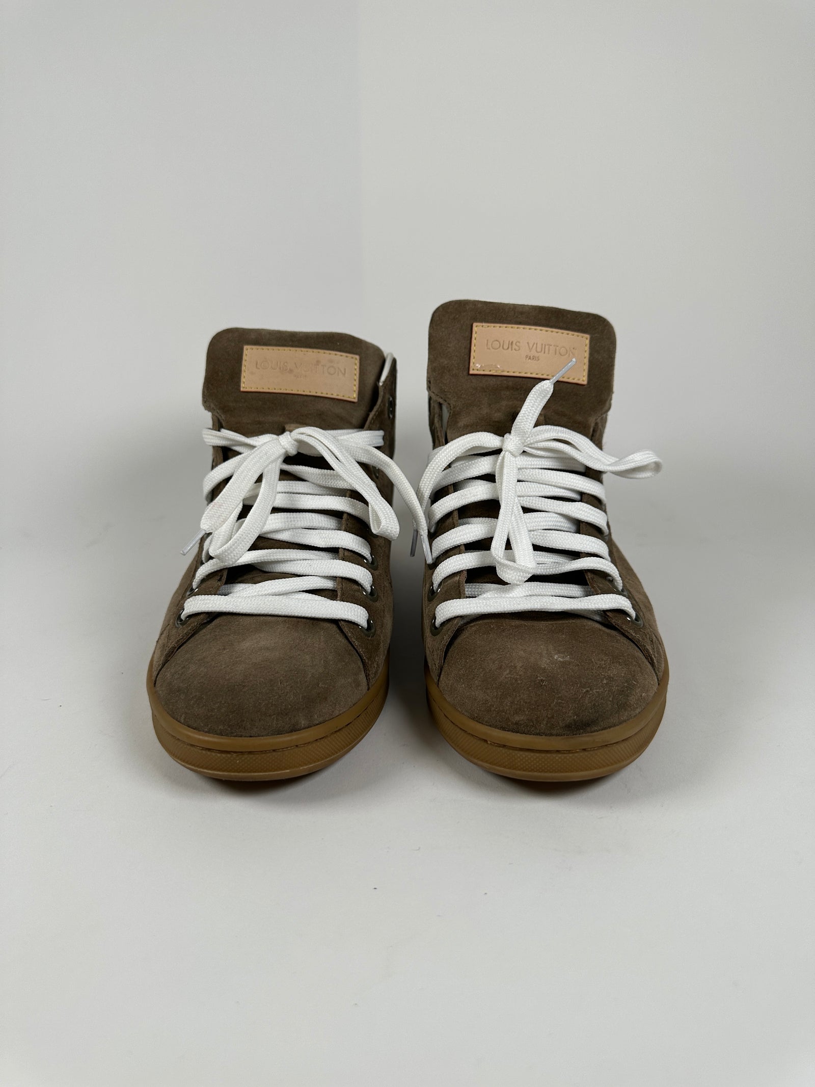 Louis Vuitton SS12 Suede LV Hightops Size 7