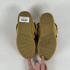 Lanvin Beige/Orange Curb Sneakers Size 41