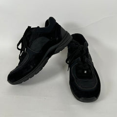 Chanel Tennis Trainer All Black Size 42