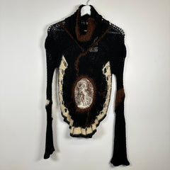 JPG Spider Webbed Knit Sweater AW07 Size M