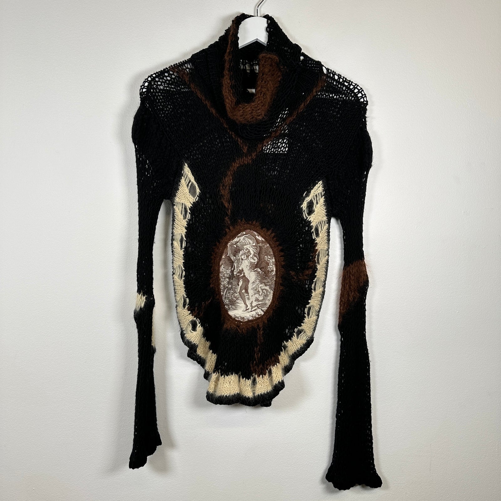 JPG Spider Webbed Knit Sweater AW07 Size M