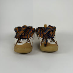 Lanvin Beige/Orange Curb Sneakers Size 41