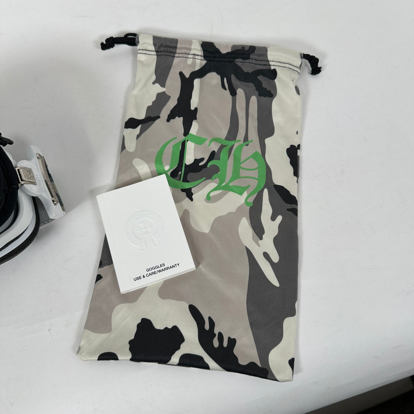 Chrome Hearts Snow Camo Ski Googles