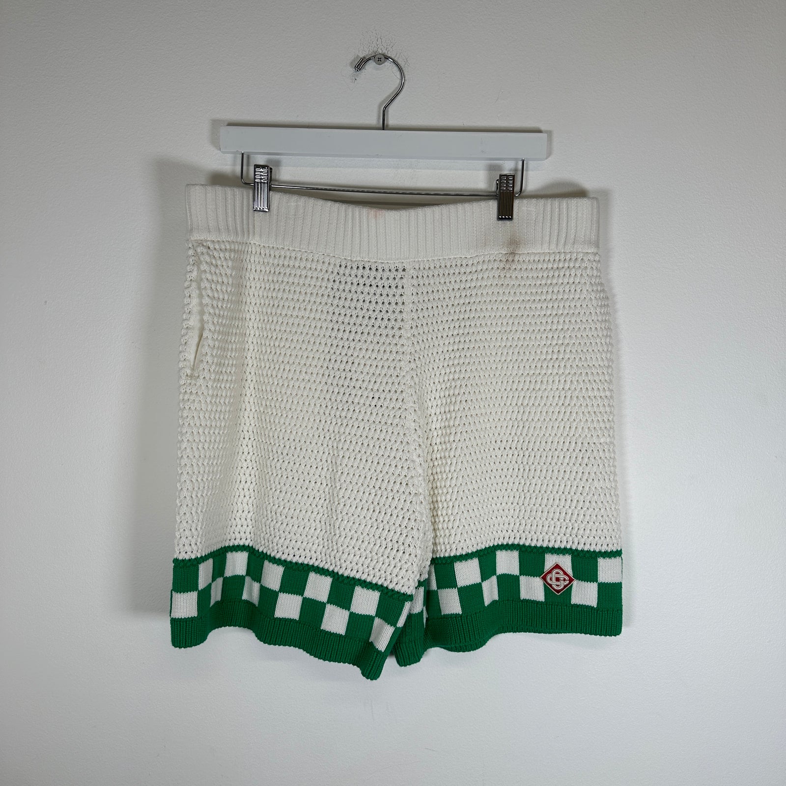 Casablanca Crochet Knit Shorts Size XL