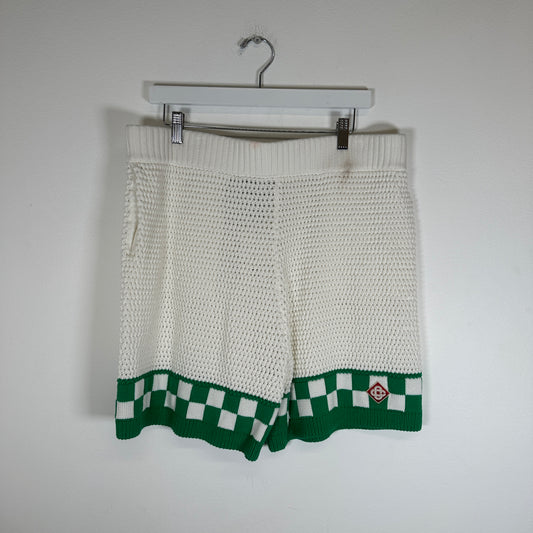 Casablanca Crochet Knit Shorts Size XL