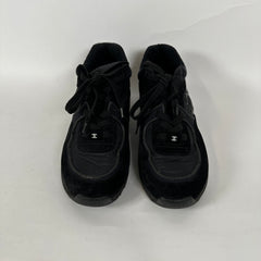 Chanel Tennis Trainer All Black Size 42
