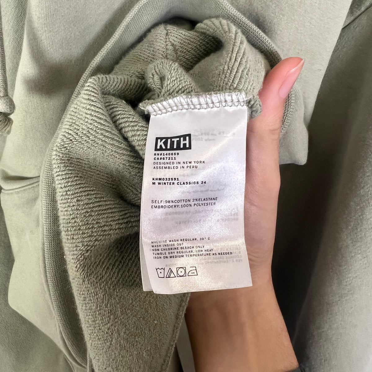 Kith Sueded French Terry Hoodie