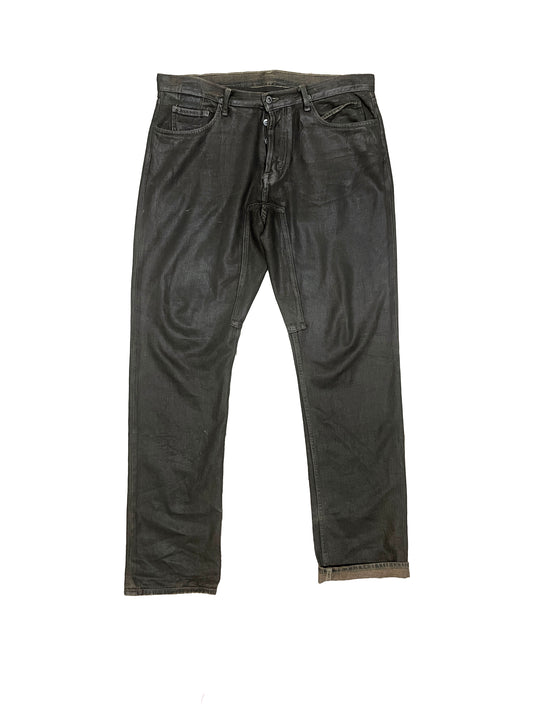 Rick Owens Mud Washed Slab Jeans Size 35