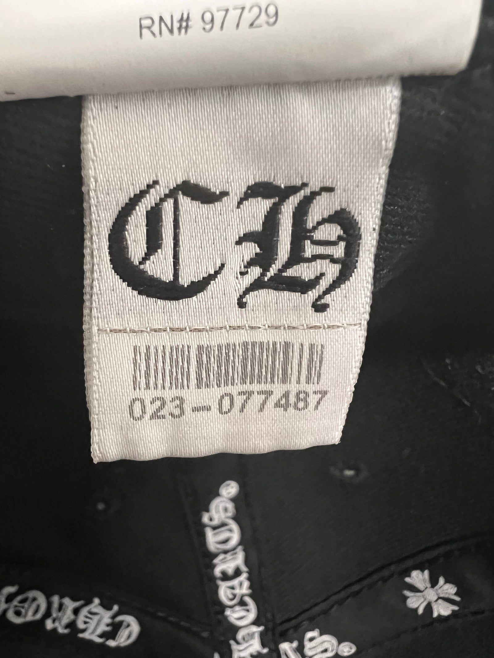 Chrome Hearts Trucker Dagger Black