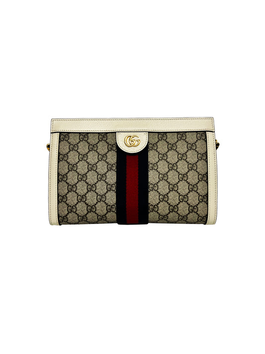Gucci Small Ophidia Shoulder Bag White