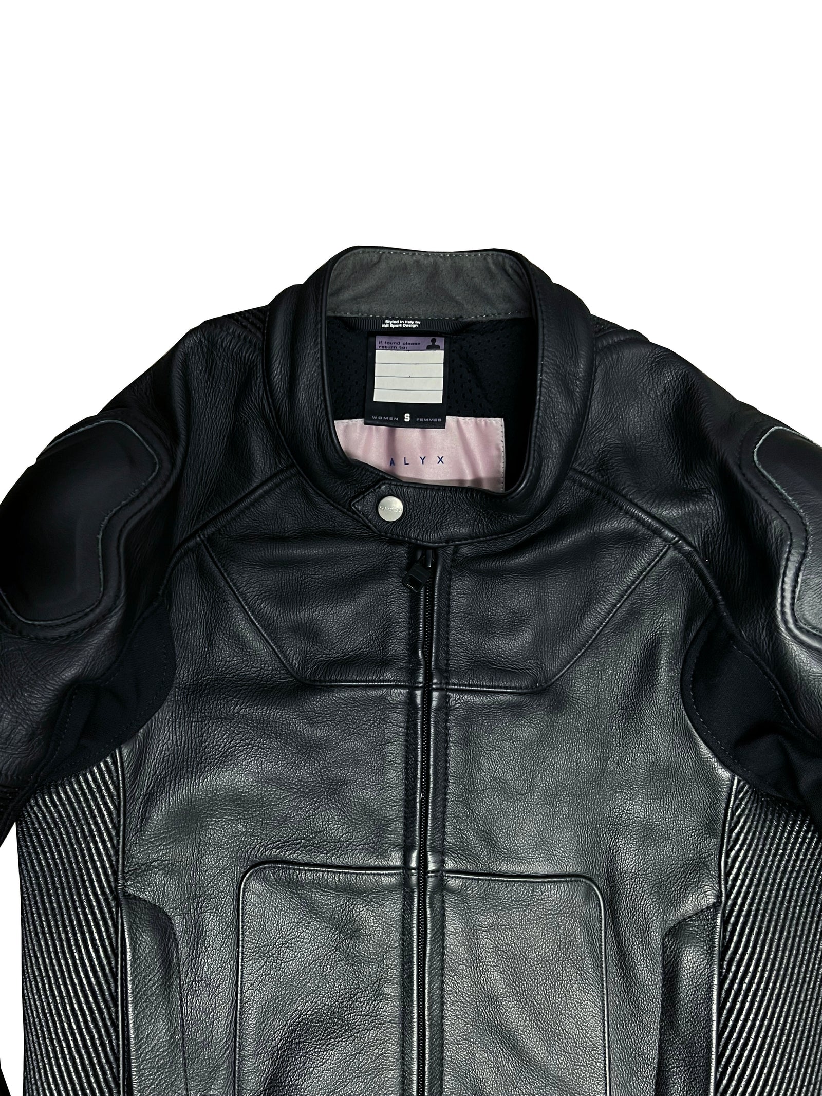 Alyx Spidi Leather Racing Jacket Size S