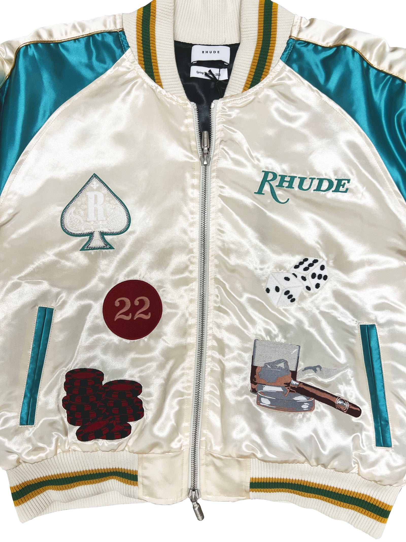 Rhude SS 22 Smoking Jacket Varsity