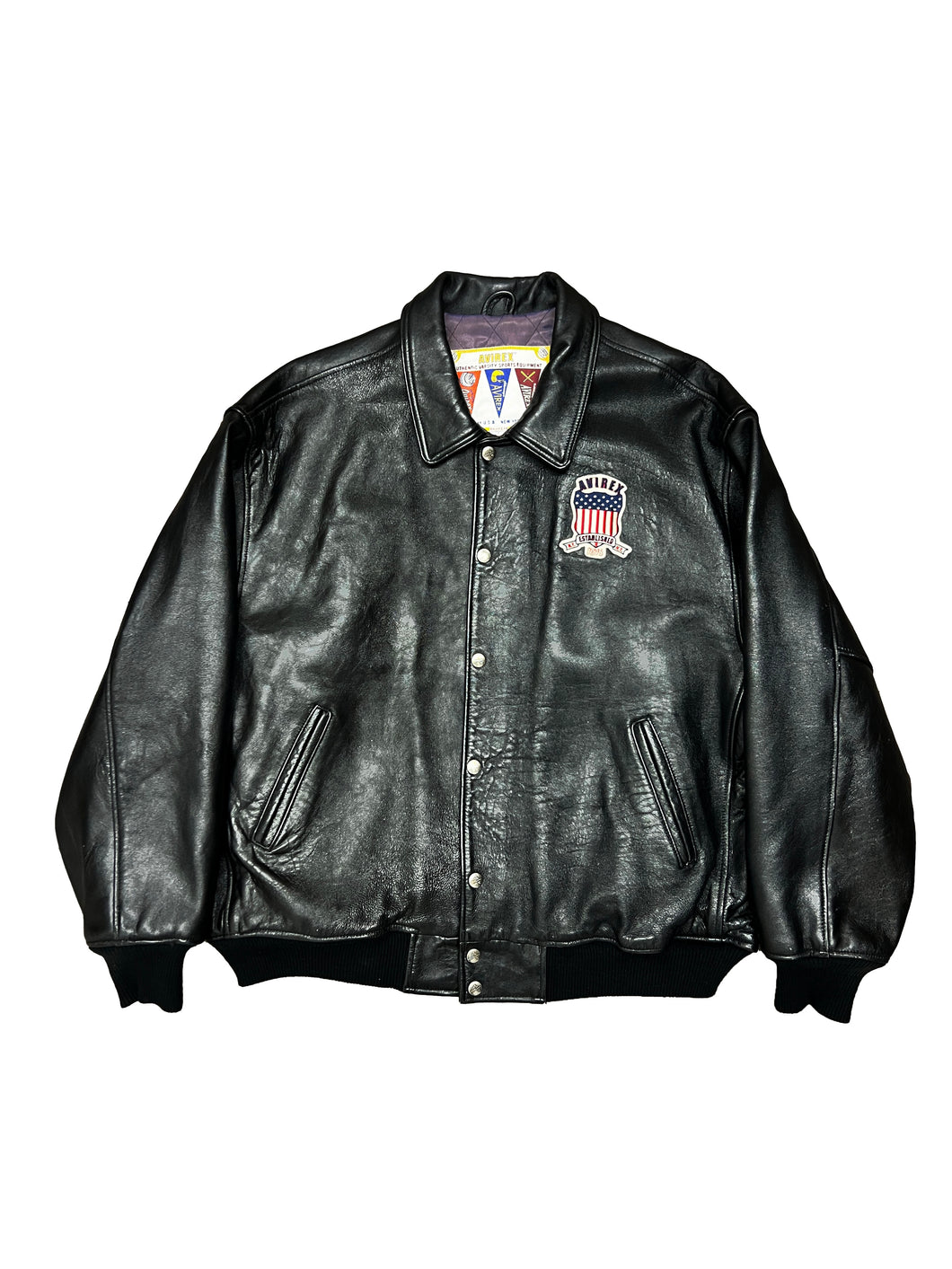 Vintage Avirex Leather Jacket 4X-Large
