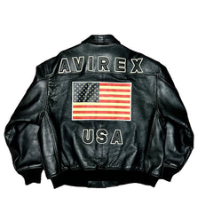 Vintage Avirex Leather Jacket 4X-Large