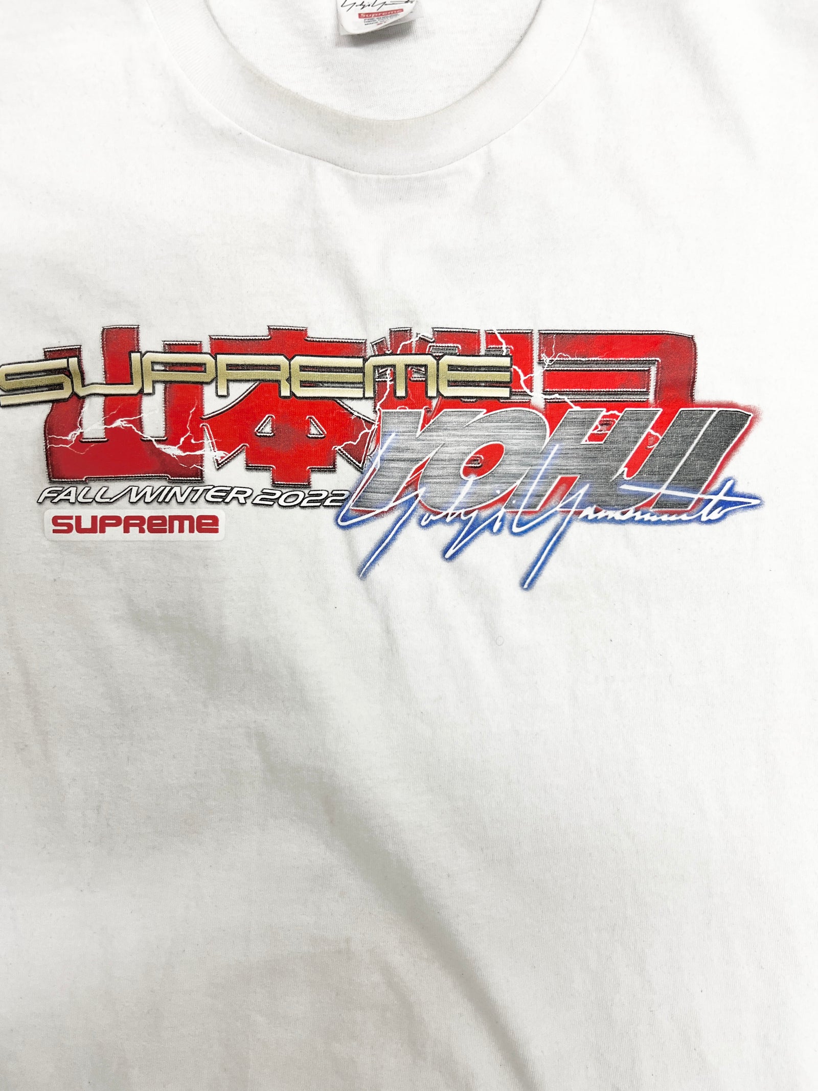 Yohji Yamamoto x Supreme Graphic T-Shirt Size X-Large